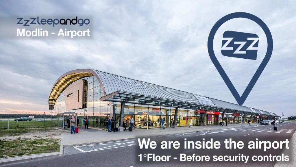 Отель Resting Pods - Zzzleepandgo Modlin Airport Wmi Новы-Двур-Мазовецкий Экстерьер фото
